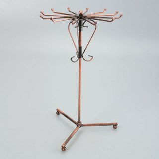 New Delicate Necklace Display Stand Rack Holder Bronze T 024