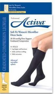 Activa Women Dress Compression Socks 20 30mmhg Supports