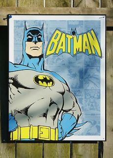 Batman DC Comics Utility Belt Tin Metal Sign Comic Book Superhero
