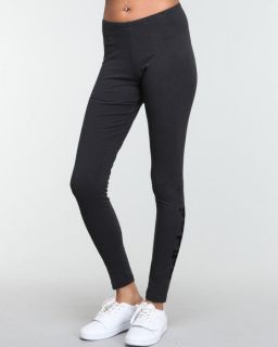 New Womens Adidas Originals Black TREFOIL Rhinestone LEGGINGS Pants
