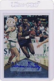  13 Totally Certified Gold Autographs #76 Adrian Dantley AUTO *1295