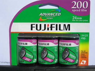 APS 200 25 Advanced Photo System Advantix Fuji A200 24mm Film 2009