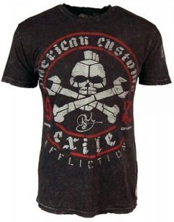 AFFLICTION EXILE CYCLES AMERICAN CUSTOMS TEE SIZE XL NWT