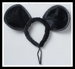 MICKEY MINNIE MOUSE COSTUME LRG EARS DELUX ADULT/CHILD