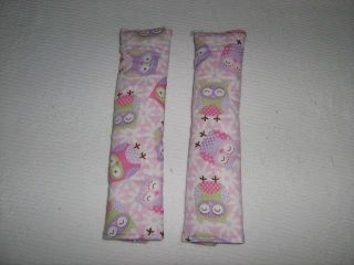 Seat Belt Covers Featuring a Variety of Owls 24cms long and well