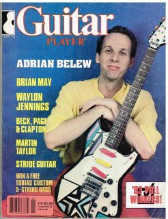 Magazine (January 1984) Adrian Belew / Brian May / Waylon Jennings
