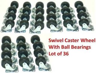 Swivel Caster Wheel With Ball Bearings Lot of 36 New 2