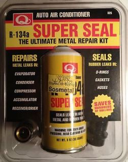 Seal Metal & Rubber Repair Kit QUEST 325 w/ Re charge hose A/C Air