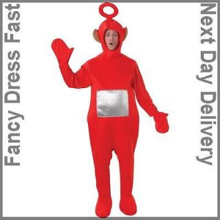 Adult Licensed Teletubbies Red Po Fancy Dress Costume Cbeebies
