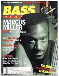 Magazine (October 1992) Marcus Miller / Steve Harris / Alain Caron