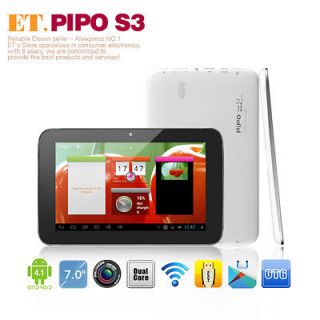 Pipo S3 7 Android 4.1 Tablet PC RK3066 1.6GHz RAM 1GB ROM 8GB WIFI