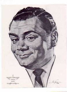 ERNEST BORGNINE   1955 Marty   1962 Volpe Print