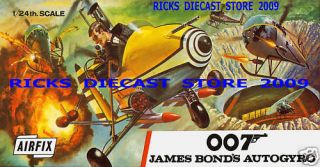 Airfix James Bond 007 1967 Autogyro Shop Display Sign