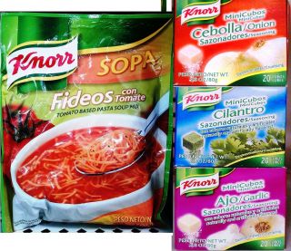 KNORR SPANISH SOUP MIX , SEASONING CUBES SPICE ~ PICK ONE