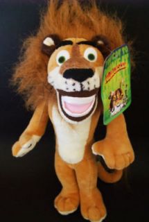 Rare Madagascar Alex The Lion 10 Plush Toy ~ New