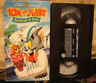 TOM AND JERRY FESTIVAL OF FUN VHS VIDEO Rare & HTF $3 Ships1 & $5