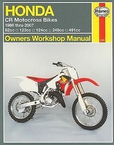 Honda CR Motocross Bikes Owners Workshop Manual by Alan Ahlstrand Pap