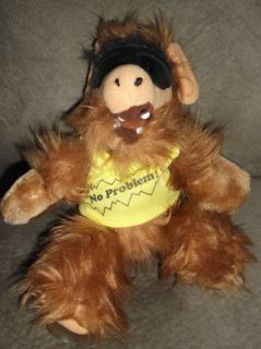 ALF Alien Doll Stuffed Animal Plush TOY NO PROBLEM SUCTION CUPS