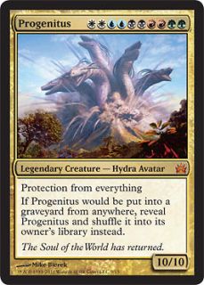 PRECON FOIL Progenitus   Gold From the Vault Legends MtG Magic