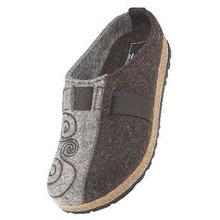 Haflinger Magic Classic Grizzly Clogs Chocolate/Eart h