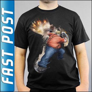 Street Fighter X Tekken Xbox 360 PS3 Bob Black T shirt All Sizes