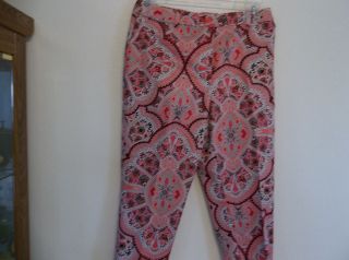 Womens East 5th ankle pants multi color size choice 12 14 or 16 nwt