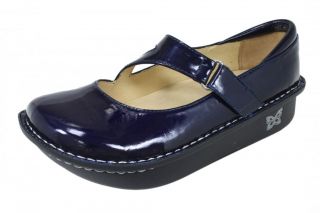 Alegria Womens Dayna Professional Mary Jane Nursing Shoes Indigo