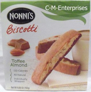 Nonnis Biscotti Toffee Almond 6.88 oz