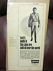 Vint. LEVIS San Jose advertisment departproofs for 60s Levi