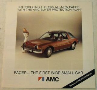 AMC 1975 First Wide Small Car Pacer Sales Brochure