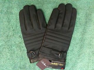 NWT Cole Haan Alpine Gloves Black Mens Insulated Large Thinsulate
