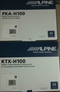 ALPINE PXA H100 + KTX H100 IMPRINT AUDIO PROCESSOR NEW