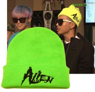 New ALien Knit Beanie Hat Taeyang Bigbang Kpop Unisex Hat