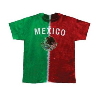 Mexican Flag Tie Dye T Shirt
