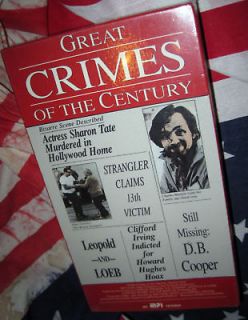 GREAT CRIMES OF THE CENTURY   MANSON, LEOPOLD(VHS)