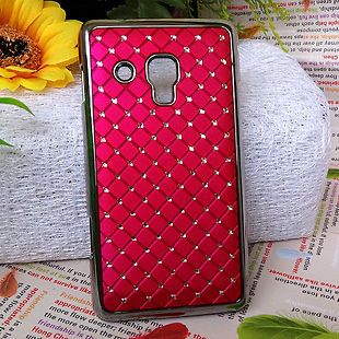 Luxury Bling Crystal Diamond Plating Hard Case Cover For Samsung Omnia