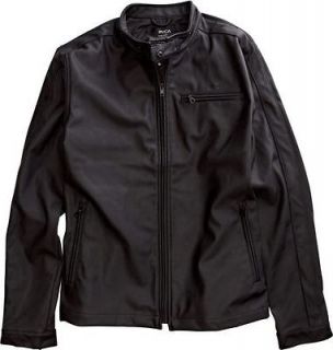 145 RVCA Jack Knife Leather Jacket in (BLACK) (S)
