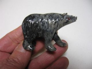 Bear, Hand carved Marble from the Andes, Natural Stone, Rich Marble