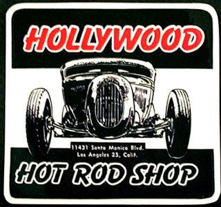 Hot Rod Shop Vintage Reproduction Hot Rod & Drag Racing Decals