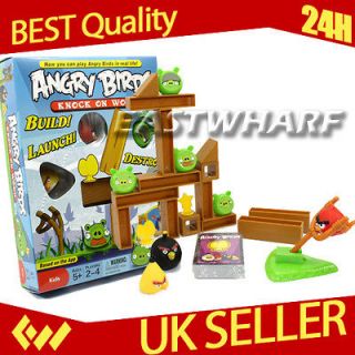Angry Birds Knock On Wood Board Game Table Game Play Set