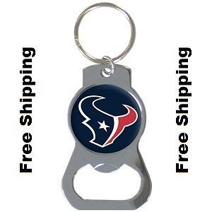 Houston Texans NFL Licensed BoTTle Opener Key Chain Key Ring KeyChain