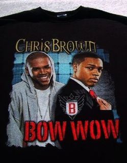 CHRIS BROWN & Bow Wow Tour LARGE concert T SHIRT
