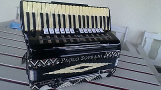 Paolo Soprani Deluxe 120 bass accordion. EXTRA PRICE