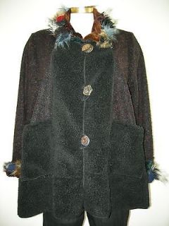 LEE ANDERSEN Furever Fun Jacket w/ Fleece Front, Pockets, Collar and