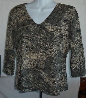 AGB Petite Amy Byer California Large Viscose & Spandex Stretchy Blouse