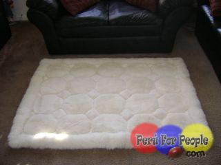 Peruvian Alpaca Fur Rug 44x59 110cm X 150cm Carpet Animal Skin