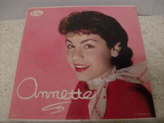 ANNETTE FUNICELLO ~ DEBUT ALBUM ~ 1959 BUENA VISTA