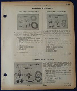Welding Equipment, Tools, Vintage 1930s Union Hardware Catalog Ads