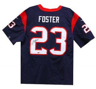 FOSTER SIGNED AUTHENTIC NIKE ON FIELD TEXANS JERSEY TRISTAR #7158643