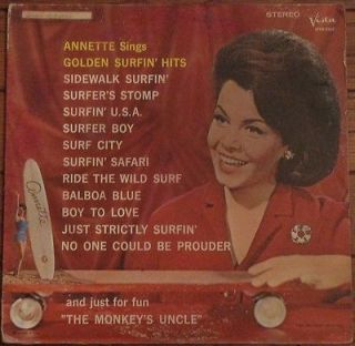 JOS CLASSIC VINYL  1964 Annette Sings Golden Surfin Hits Buena